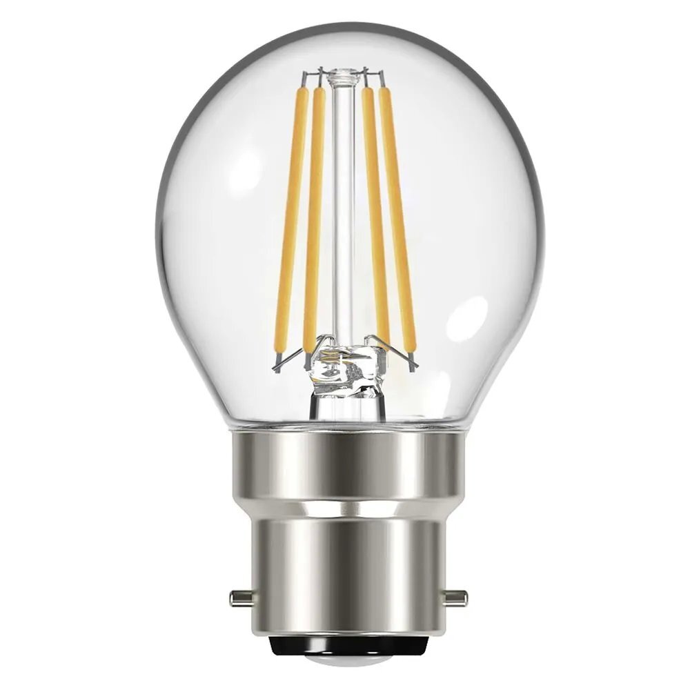 Ever Ready 4w (40w) B22 Clear Filament LED Energy Saver Golf Ball Bulb