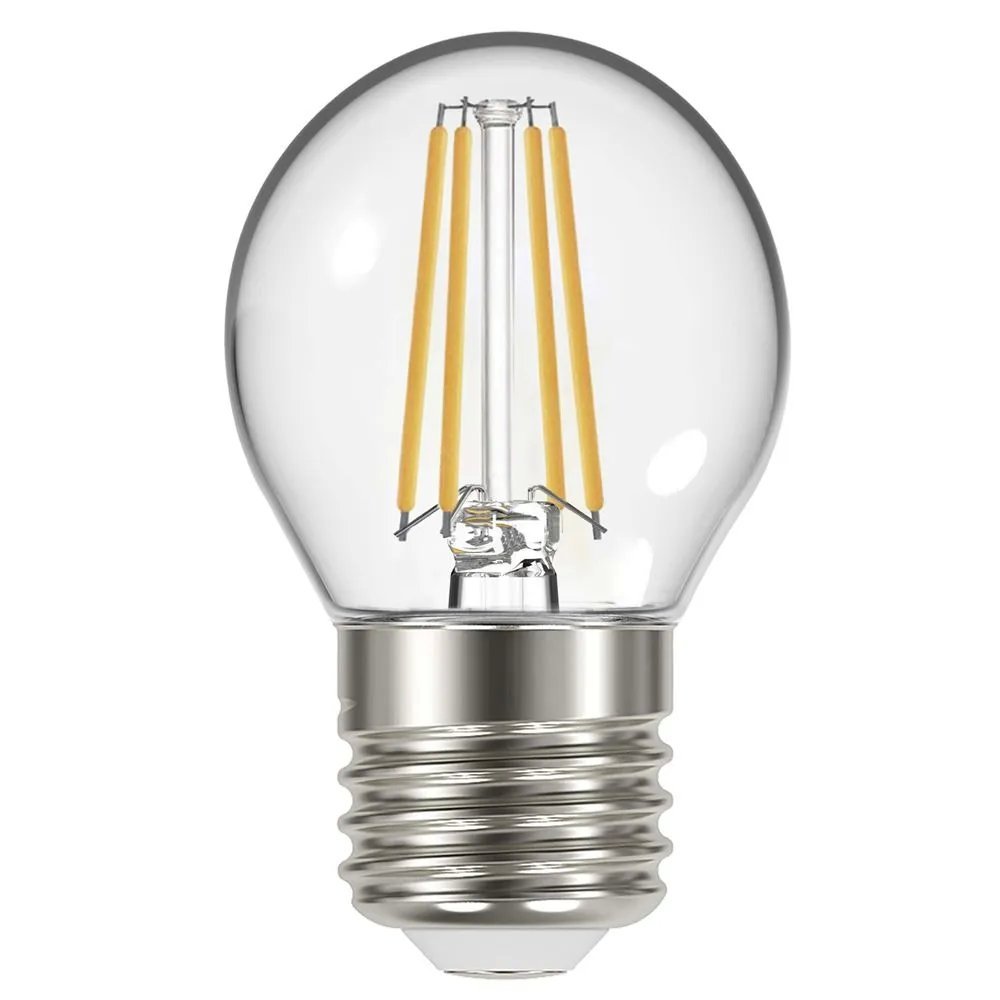 Ever Ready 4w (40w) E27 Clear Filament LED Energy Saver Golf Ball Bulb