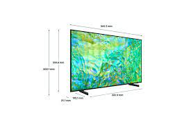 Samsung 43” CU8070 Crystal UHD 4K HDR Smart TV Satt Tuner