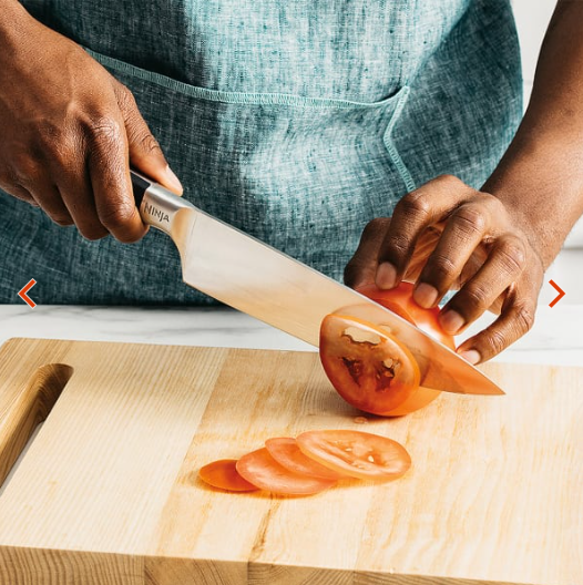 Ninja Foodi StaySharp Knife Block with Integrated Sharpener | 6-Piece Set