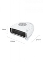 Dimplex 2kw Flat Fan Heater c/w Frost Protection