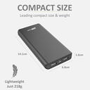 TechCharge 10,000 PowerBank | Triple Port