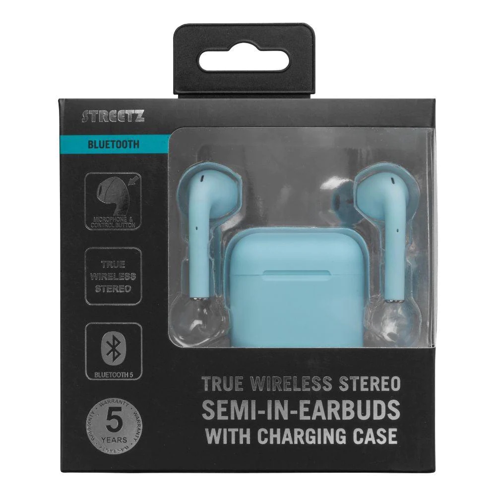 Streetz True Wireless Earphones | Blue