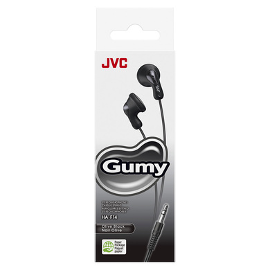 JVC Gumy In Ear Headphones | Black