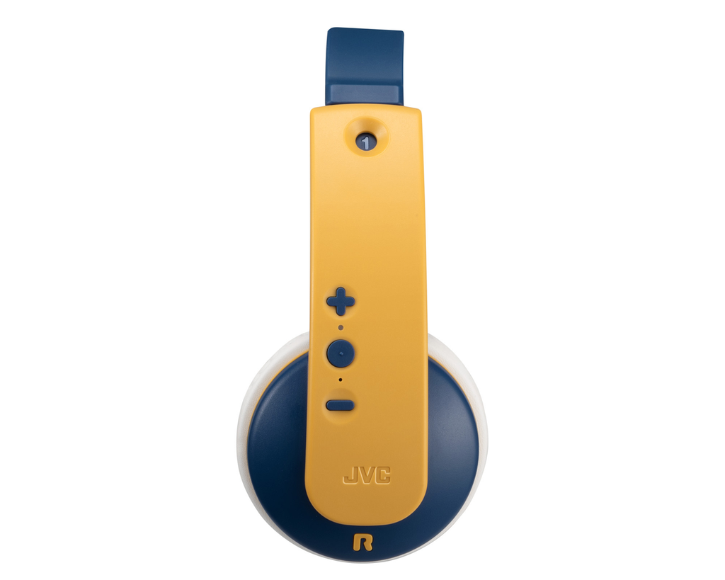 JVC Kids TinyPhones On Ear Bluetooth Headphones | Yellow/Blue