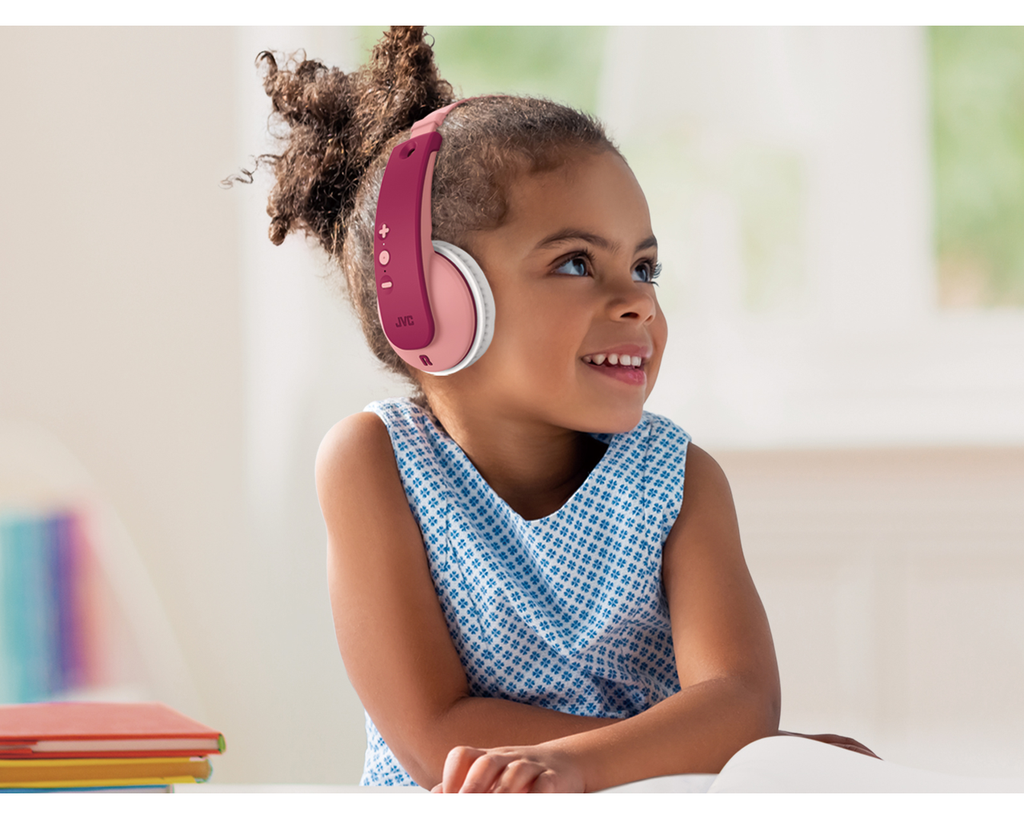 JVC Kids TinyPhones On Ear Bluetooth Headphones | Pink