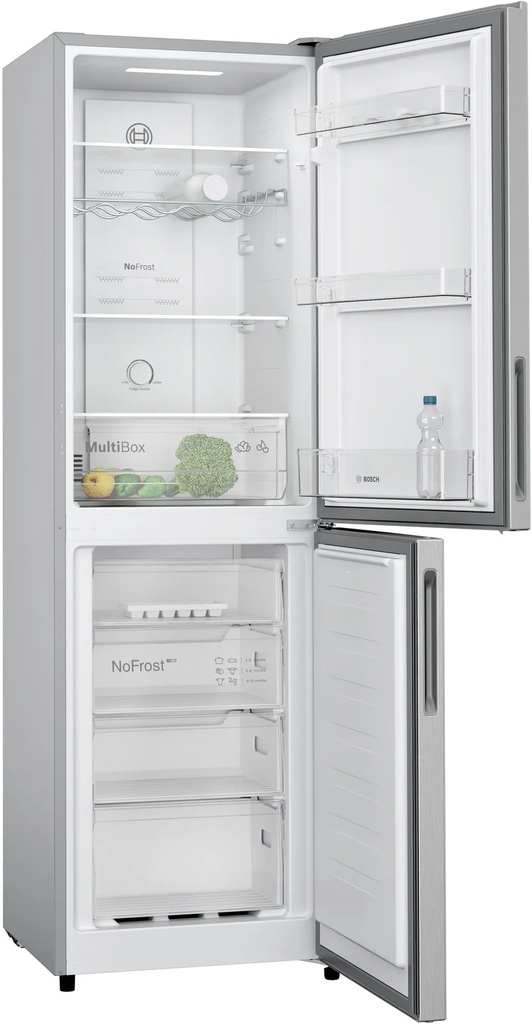 Bosch Silver Frost Free 55cm Fridge Freezer