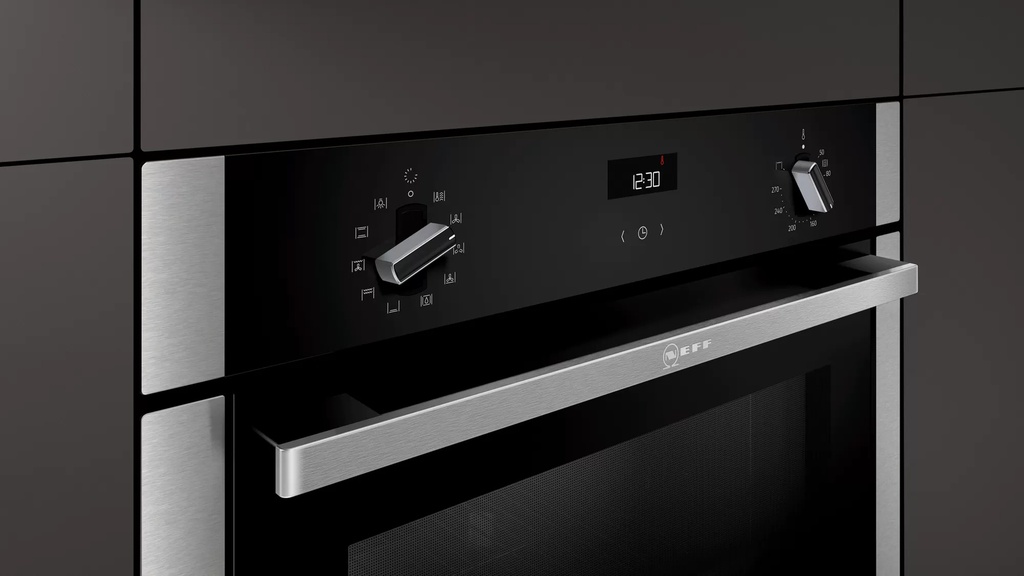 Neff S/Steel N50 Slide & Hide Single Oven