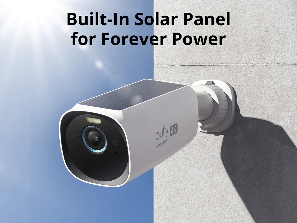 Eufy S330 ( eufycam 3) 4K Solar Powered Security Camera System | 2 Cameras