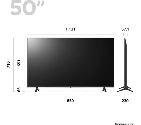 LG 50" 4K UHD Smart Television