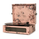 Crosley Voyager Portable Turntable Record Player | Floral