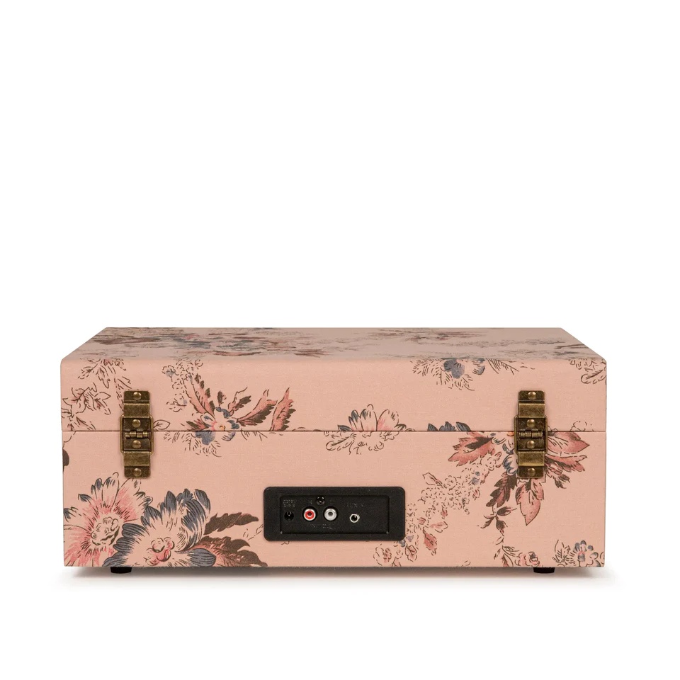 Crosley Voyager Portable Turntable Record Player | Floral