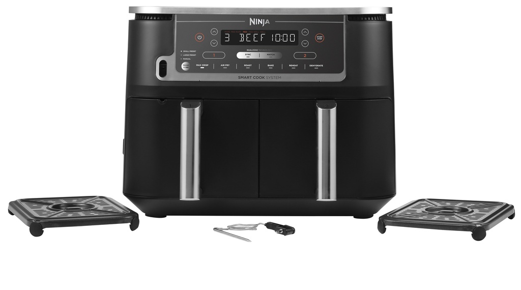 Ninja Foodi MAX Dual Zone Air Fryer c/w Meat Probe Smart Cook System