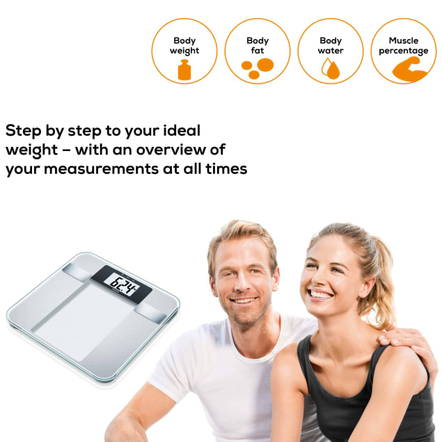 Beurer BG13 Glass Diagnostic Bathroom Weighing Scales