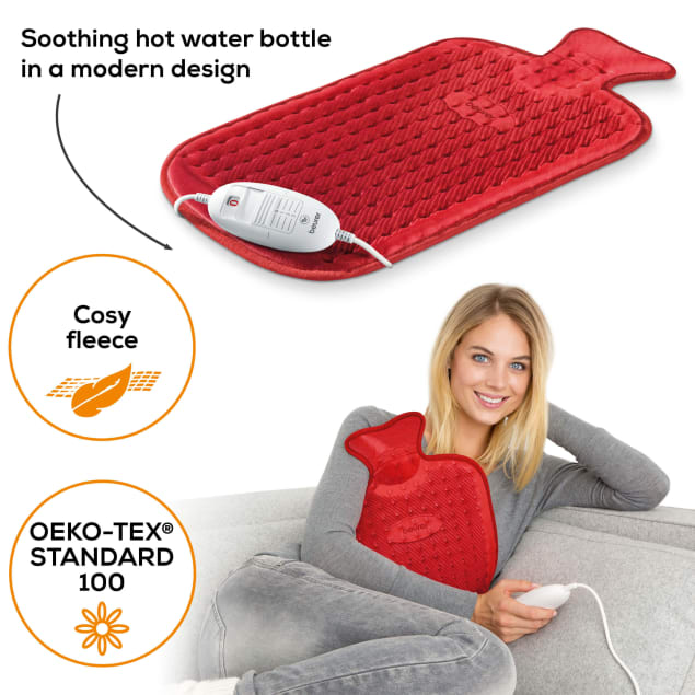 Beurer HK44 Electric Heat Pad | Hot-Water Bottle Design