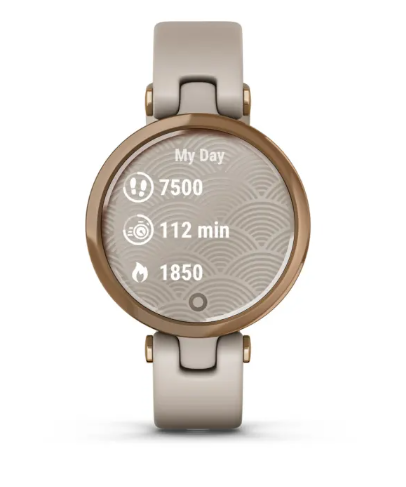 Garmin Lily® - Sport Edition Fitness Smart Watch  | Gold & Sand