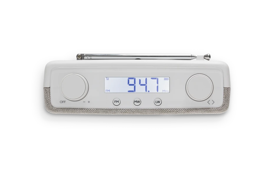 Roberts PlayFM Portable 3 Band Radio | White