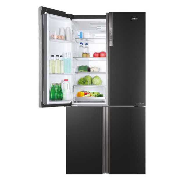 Haier Black Cube90 4-Door American Style Fridge Freezer | French Door