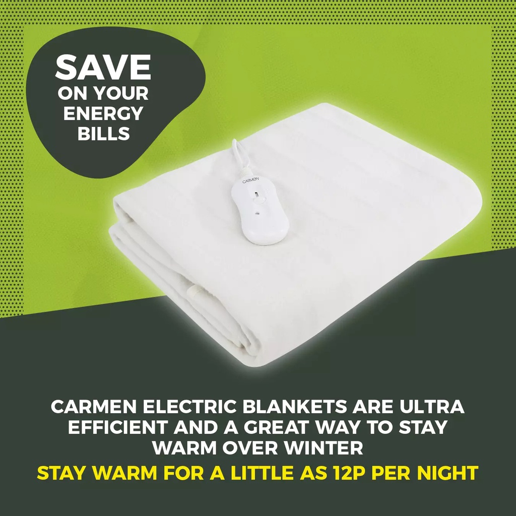 Carmen Double Electric Heated Under Blanket