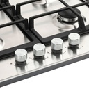 Belling S/Steel 4 Ring Cast Iron Gas Hob | Wok Burner