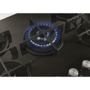 Candy Black 5 Ring Gas On Glass Hob