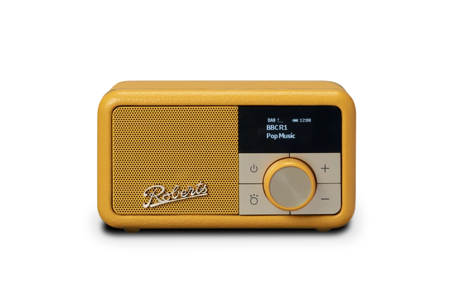 Roberts Revival Petite Bluetooth Radio | Sunburst Yellow