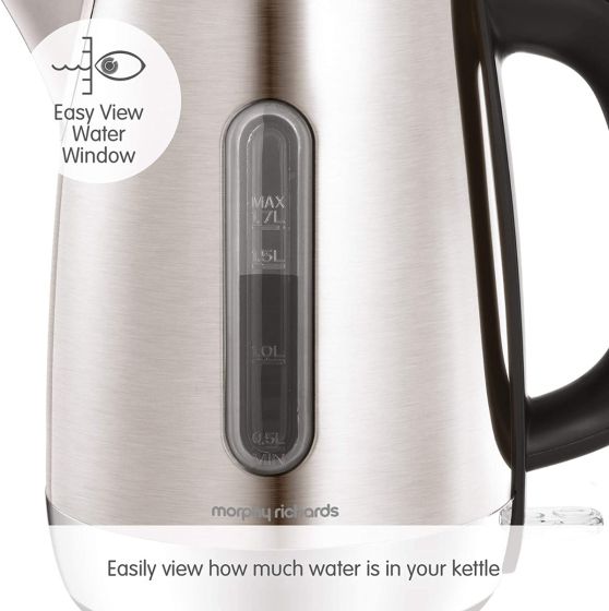 Morphy Richards Equip Metallic Jug Kettle | S/Steel