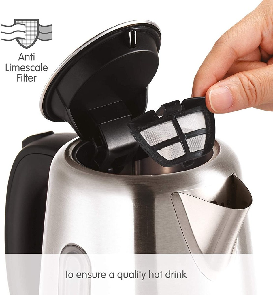 Morphy Richards Equip Metallic Jug Kettle | S/Steel