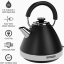 Morphy Richards Venture Black Dome Kettle