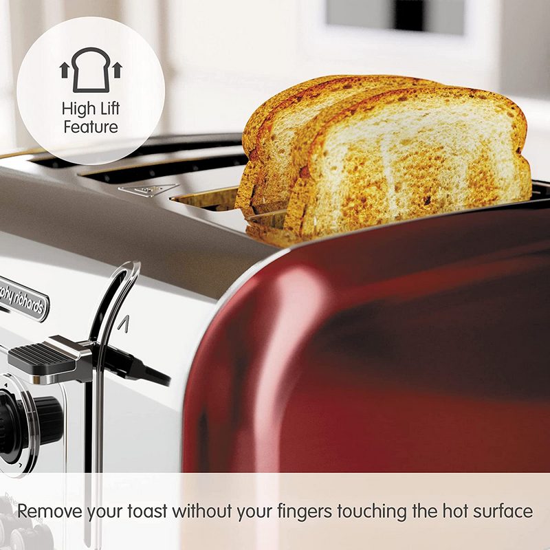 Morphy Richards Venture Red 4 Slice Toaster