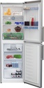 Beko Silver Frost Free Fridge Freezer | Water Dispenser