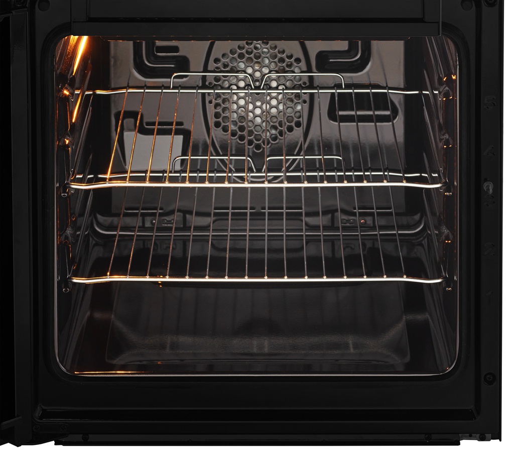 Beko Black 50cm Double Oven Ceramic Cooker