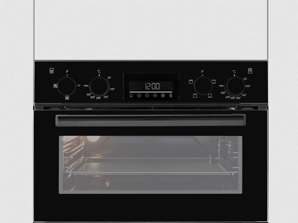 Beko Black Built In Double Oven