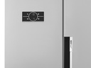 Beko Silver Plain Door American Style Fridge  Freezer