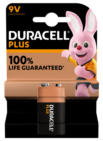 Duracell 9v Flat Battery | 6LR61 (Smoke Alarm)