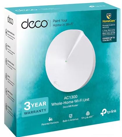 TP-Link Deco M5 Whole-Home WiFi System | 1Pk