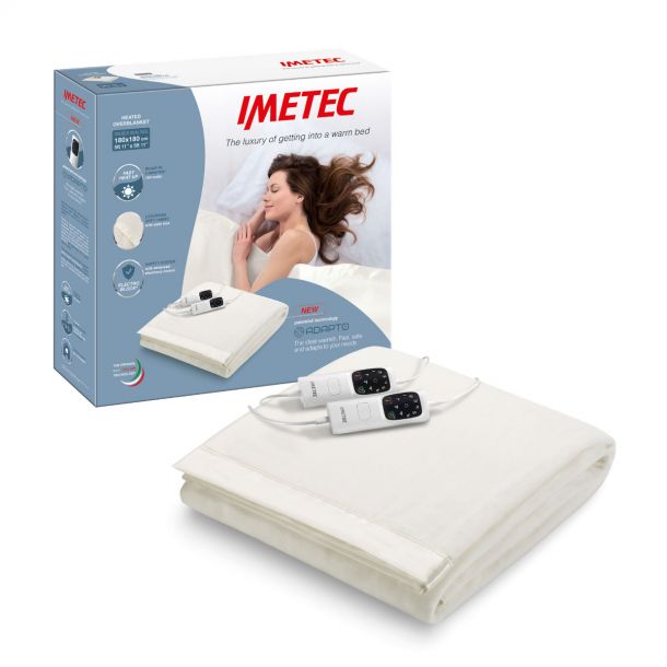 Imetec Adapto Double Dual Electric Heated Over Blanket