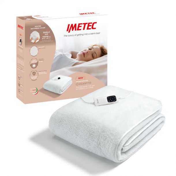 Imetec Adapto Single Fleecy Fitted Under Blanket | Mattress Cover