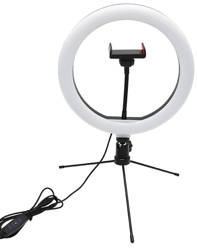 Capti 26cm LED Ring Light c/w Tripod