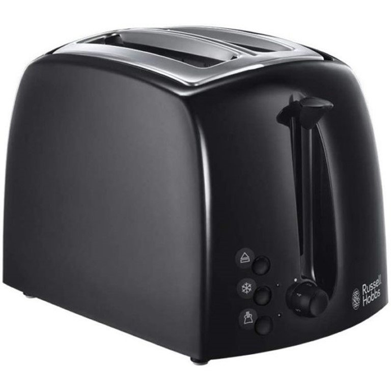 Russell Hobbs Textures Black 2 Slice Toaster