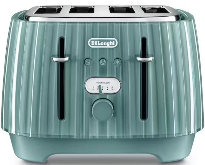 Delonghi Ballerina 4 Slice Toaster | Green