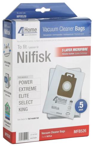 Qualtex 4Home Nilfisk Power Microfibre Vacuum Bags