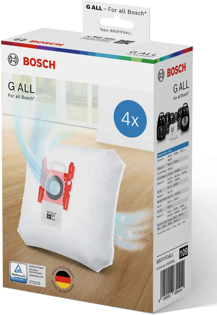 Bosch Type G PowerProtect Vacuum Bags