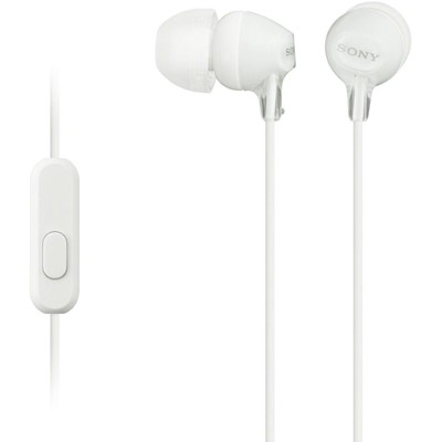 Sony Lightweight In-Ear Headphones c/w Microphone | White