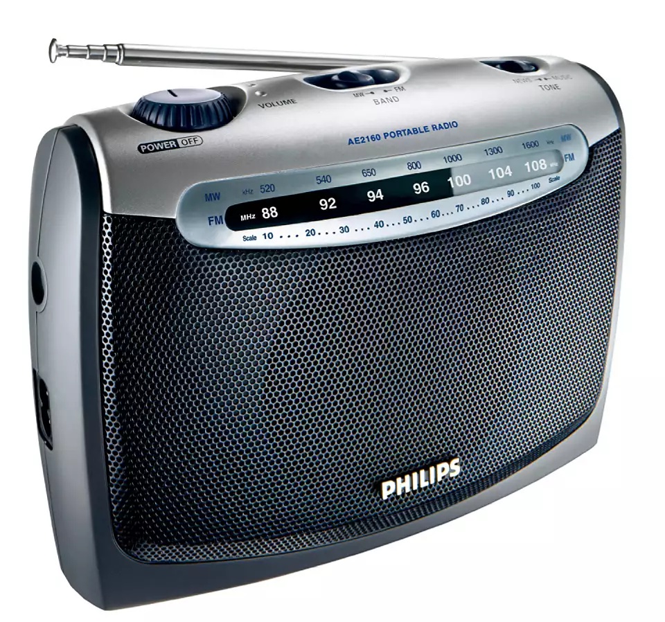 Philips Portable Kitchen Radio | Black