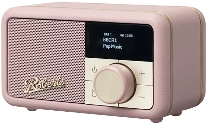 Roberts Revival Petite Bluetooth Radio | Dusky Pink