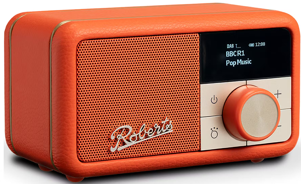 Roberts Revival Petite Bluetooth Radio | Pop Orange