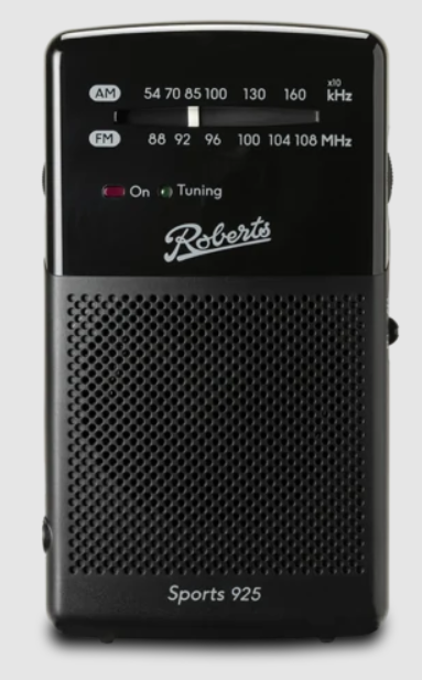 Roberts "Sports" Pocket Radio | Black