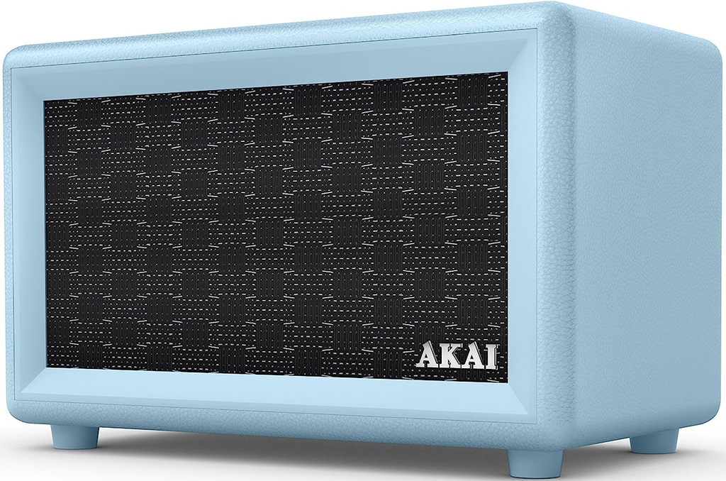 Akai Retro Rechargeable Bluetooth Speaker | Blue
