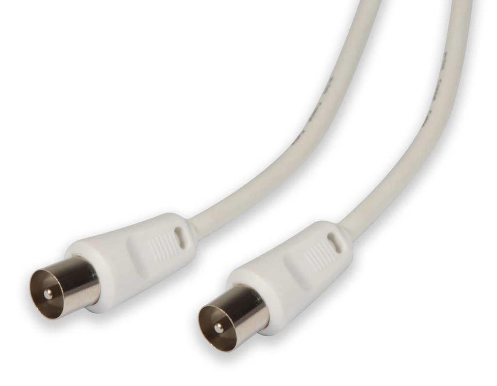 AV:Link 1 Metre Coaxial Male Plug to Plug Lead